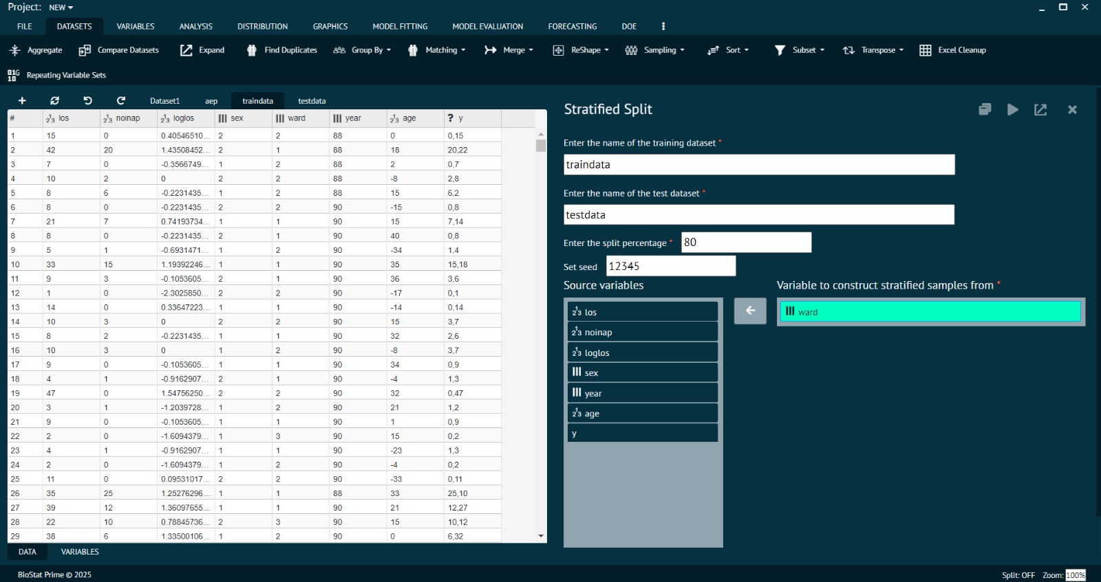 Stratified sampling diagram